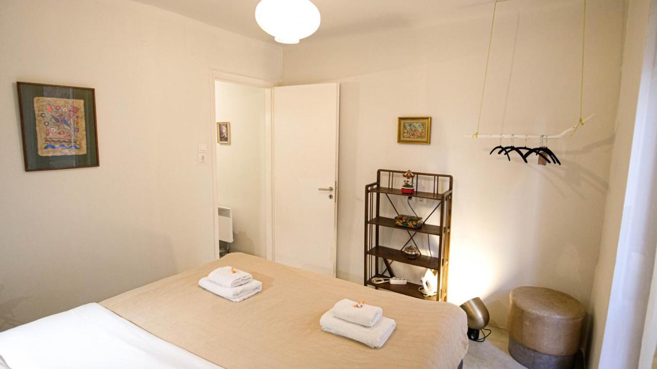 Quiet And Central Flat With Private Backyard Garden Athens Luaran gambar