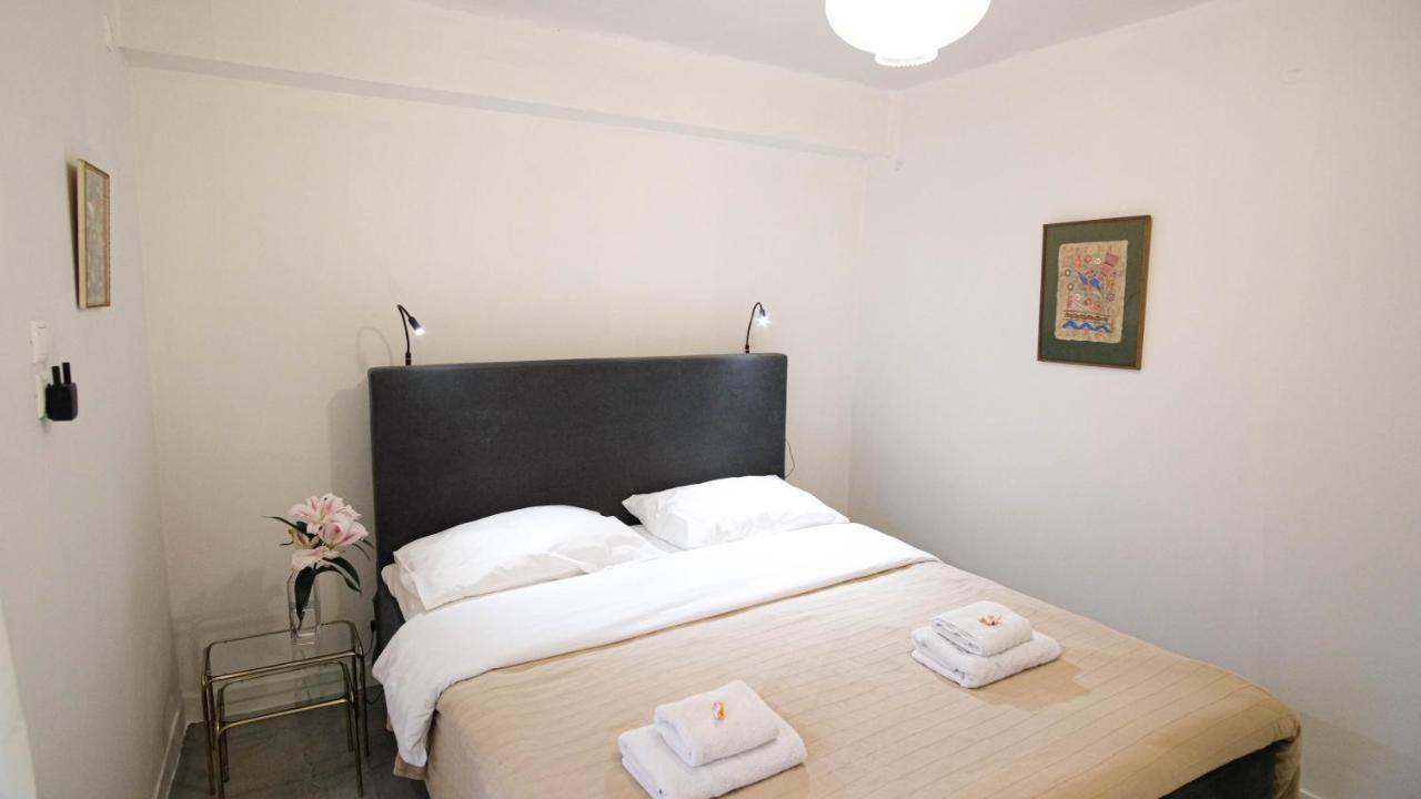 Quiet And Central Flat With Private Backyard Garden Athens Luaran gambar