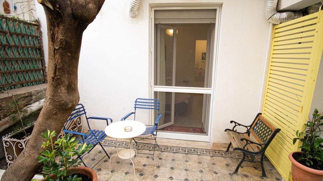 Quiet And Central Flat With Private Backyard Garden Athens Luaran gambar